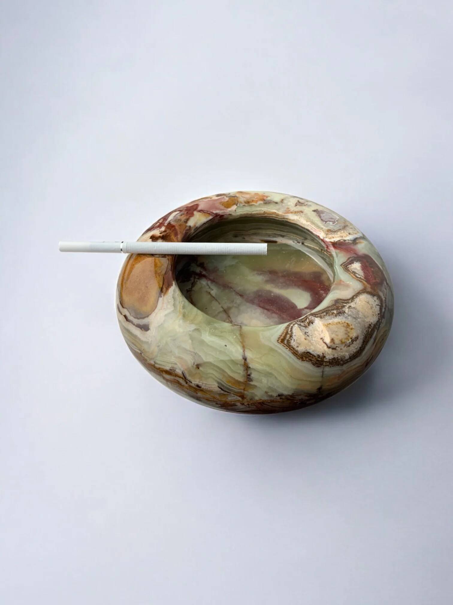 Mid-century onyx catchall ashtray, Italy, 1970