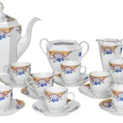 Vintage coffee service in porcelain by Epiag Czechoslovakia