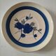Rare Gien plate, Guy pattern – hand-painted blue decoration – late 19th century