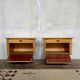 🌟 Vintage 1960s bedside tables – 1 drawer & 1 hinged door 🌟