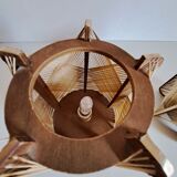 Pair vintage Scandinavian lamps