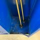 Metal locker with metal rivets
