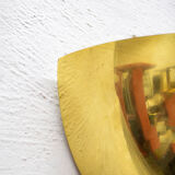 Brass wall lamp Italy 70s