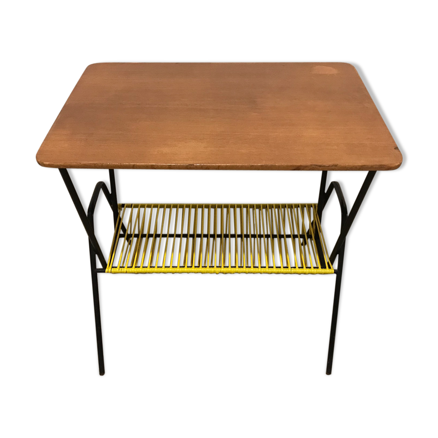 Platinum table range vinyl scoubidou vintage yellow