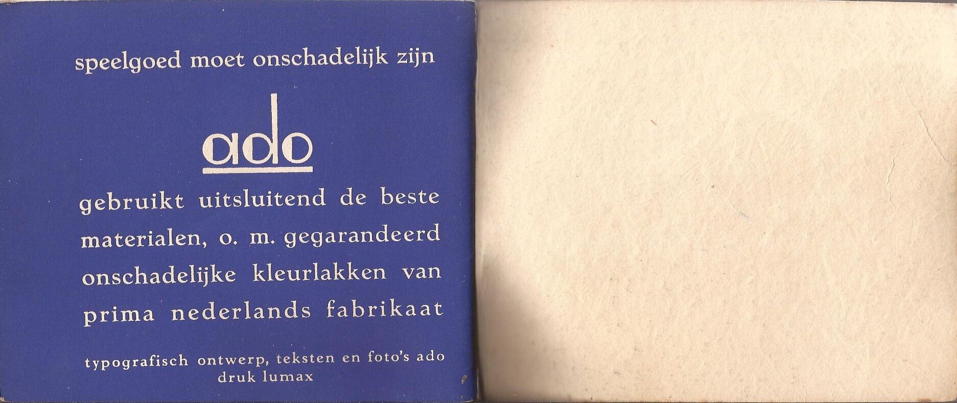 Ado Ko Verzuu Toy skully for ADO 1950s