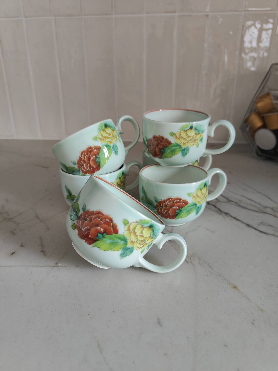 6 tasses à café