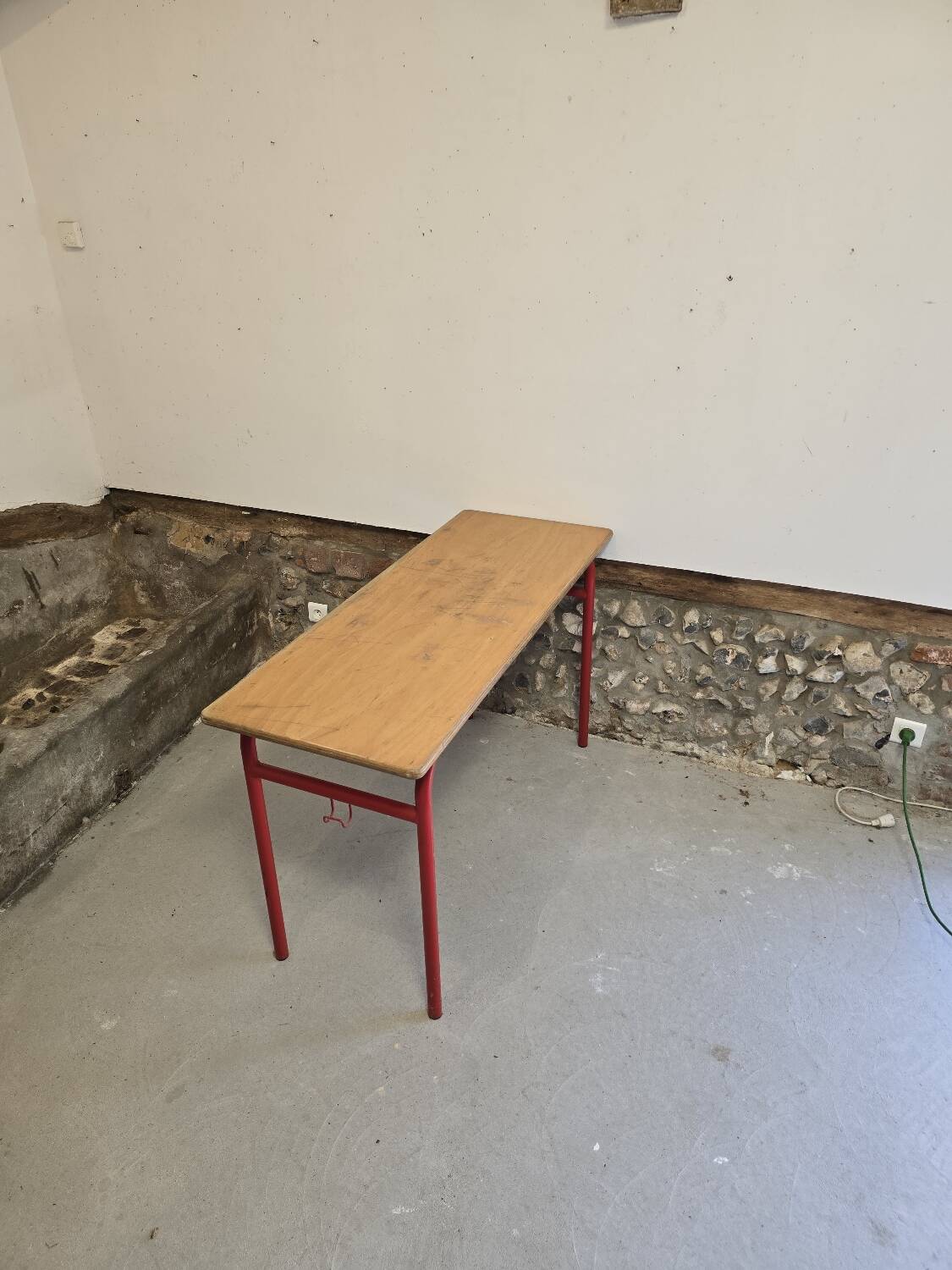 Double two-seater school desk 1970