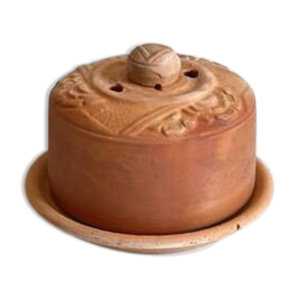 ART NOUVEAU Terracotta BUTTER DISH