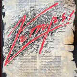 Bernard Quentin The Passage of Time hand-tufted wool art tapestry France 1998