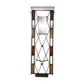 Wrought iron coat rack