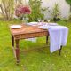 Farm or drapery table 120cm