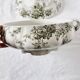 Soupière en porcelaine anglaise Doulton Brurslem avec motif de rose et Waratah, 1920