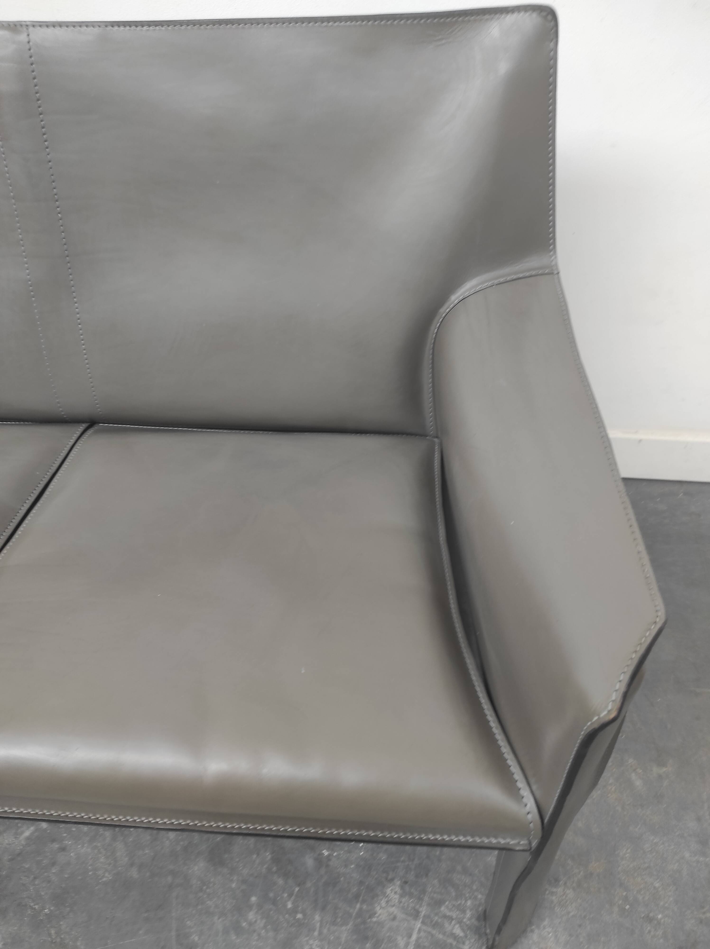 Canapé Cab 415 par Mario Bellini pour Cassina