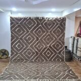 Handmade wool Berber rug 300X200 cm