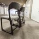 Lot of 4 Baumann chairs flat sled restored