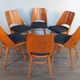 Set of 6 renovated chairs, design Oswald Haerdtl by Ton, Czech, 1960s