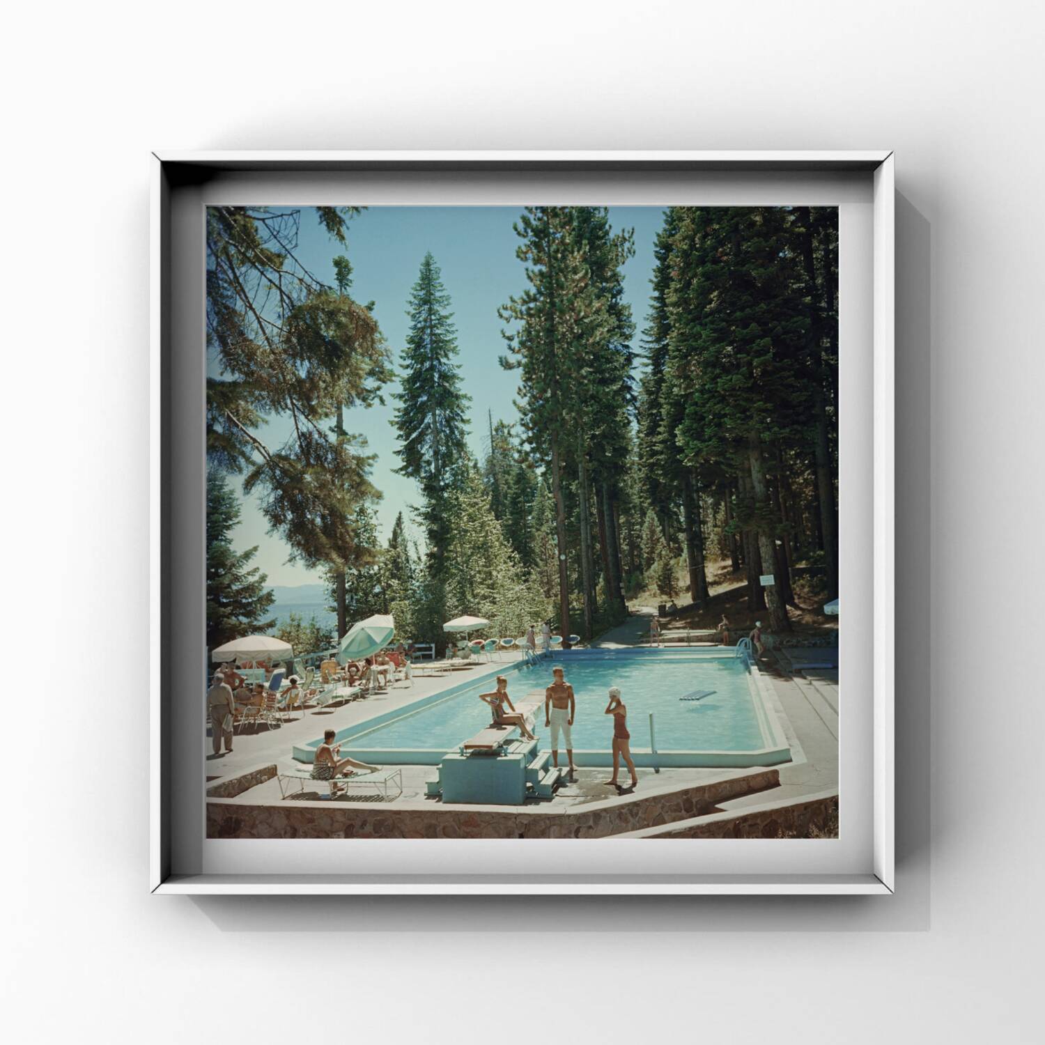 Excursion au lac Tahoe – Slim Aarons (1959), tirage d'art chromogénique