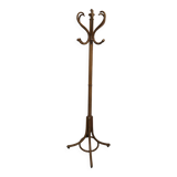 Parrot coat rack in curved wood