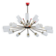 Large Mid-Century 18 arms chandelier in the manner of Arredoluce. Italy 195