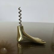 Carl Aubock, signed, necessary bar in gilded brass, Austria, 1950
