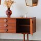 Petite enfilade scandinave sapelli – Design anglais années 60