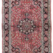 Tapis Tabriz Vintage Fait Main en Laine du Cachemire – 78 x 129 cm