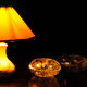 Danish porcelain lamp