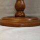 Pedestal table console solid wood furniture plant holder