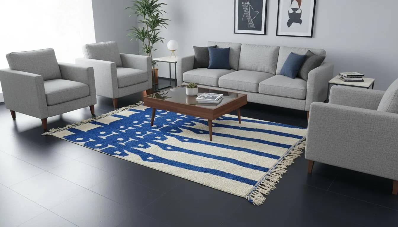 Handmade Moroccan rug 2.5 x 1.5 m