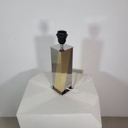 Vintage table lamp in brass and chrome metal 1970s