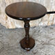 Table appoint bois rond