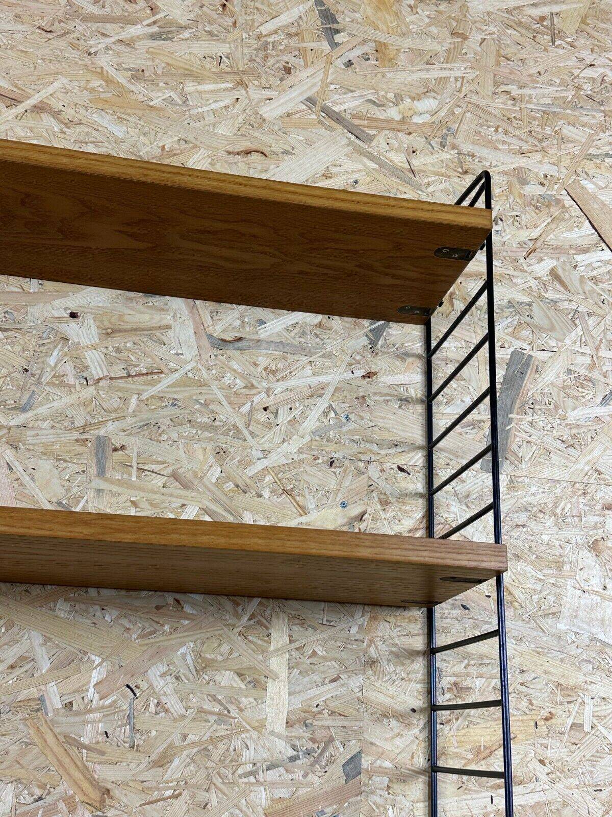 60s-70s Oak String Shelf Module by Kajsa & Nils “Nisse” Strinning Sweden