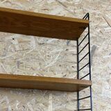 60s-70s Oak String Shelf Module by Kajsa & Nils “Nisse” Strinning Sweden