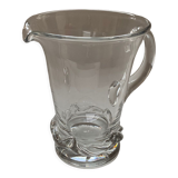 Daum crystal water pitcher, Sorcy model