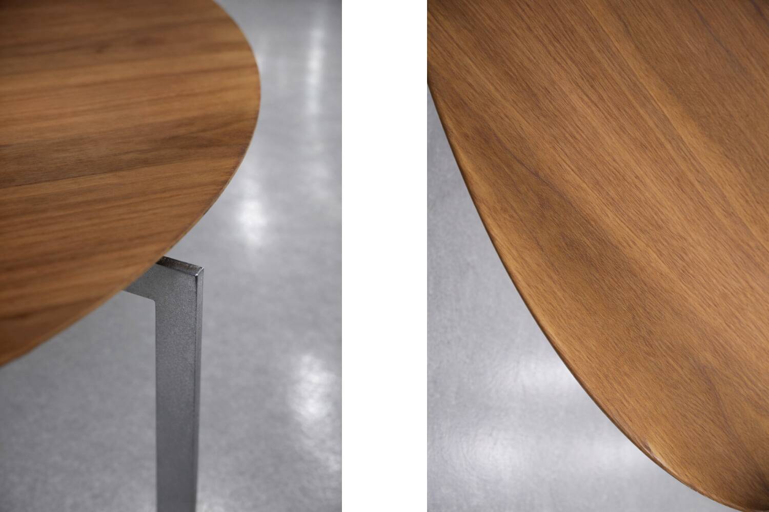 Vintage Mid-Century Scandinavian Modern Round Trippo Table