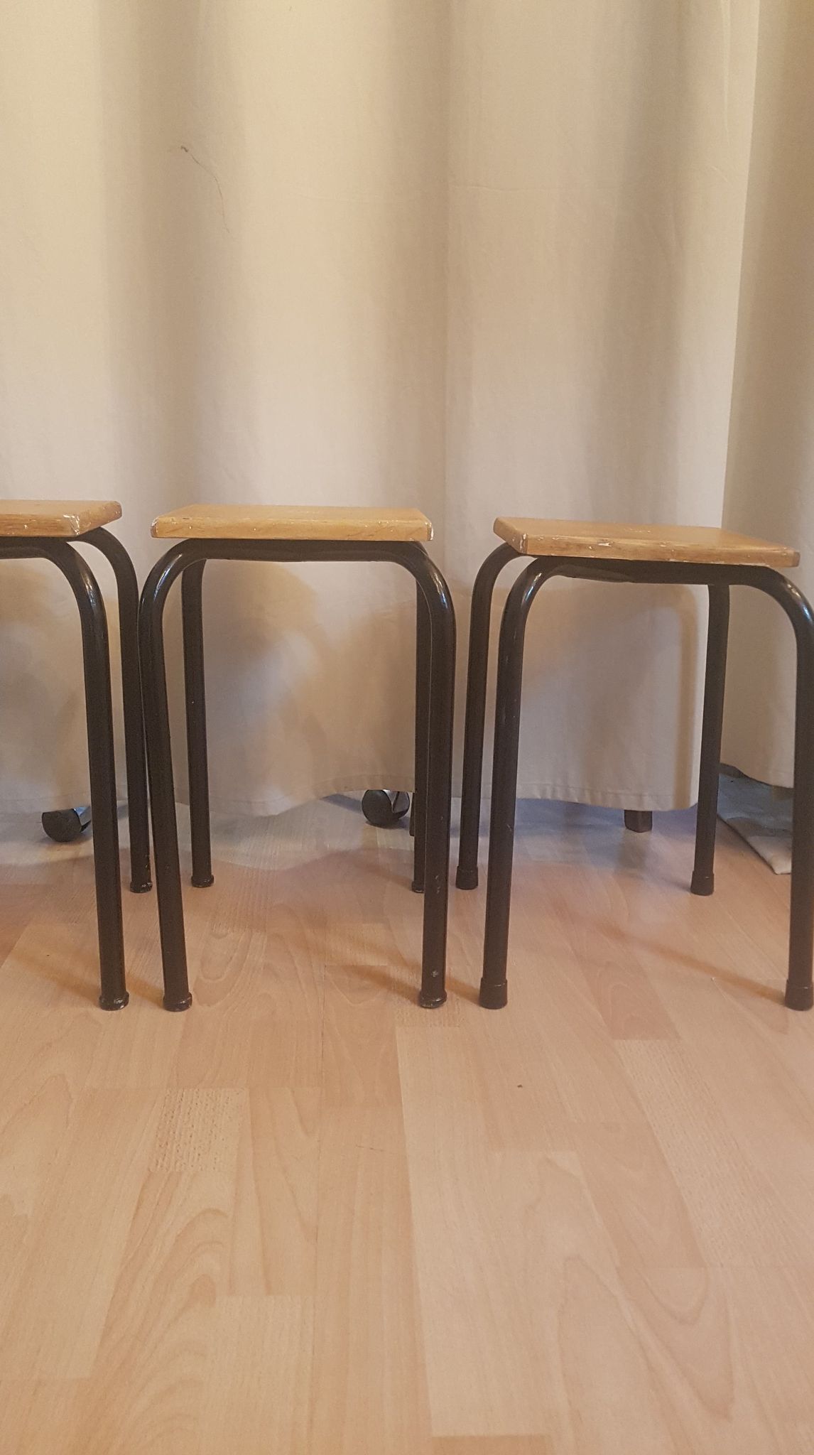 Set of 4 Mullca style stools