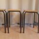 Set of 4 Mullca style stools