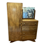Vintage asymmetrical wardrobe