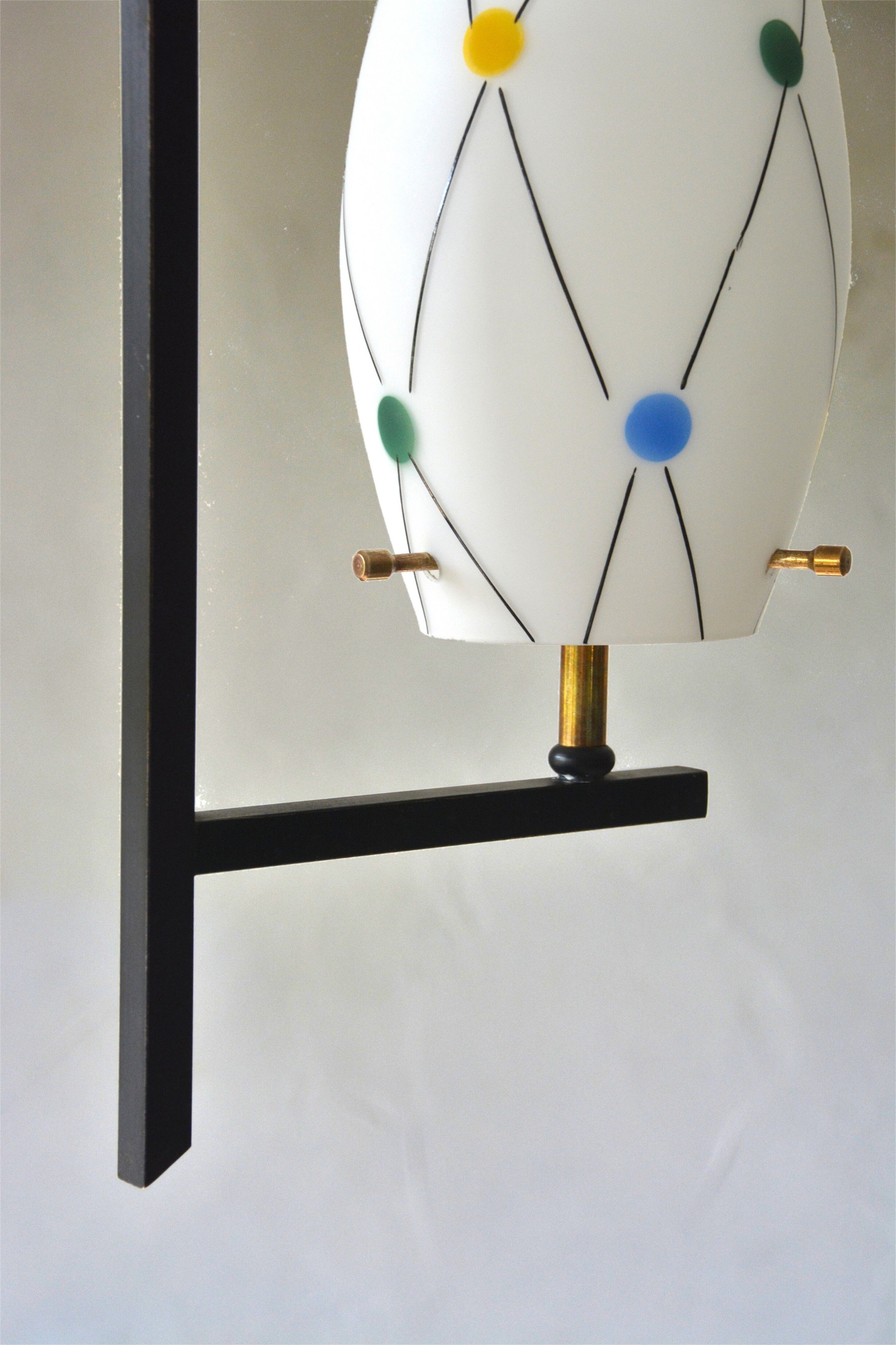 Stilux Milano chandelier 50s