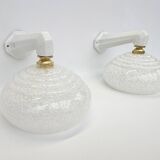Antique porcelain wall lights