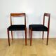 German Lübke vintage black chairs - 4 pieces - great set