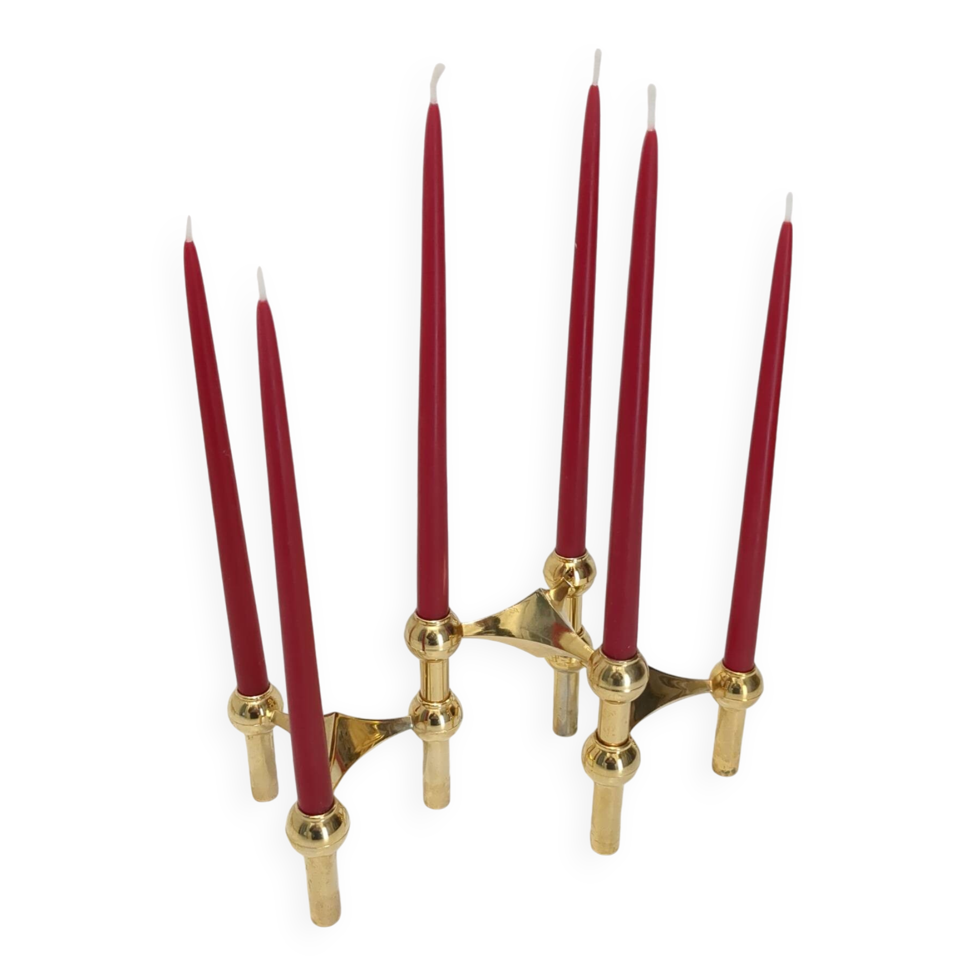 Nagel Gold Candle Holder Set