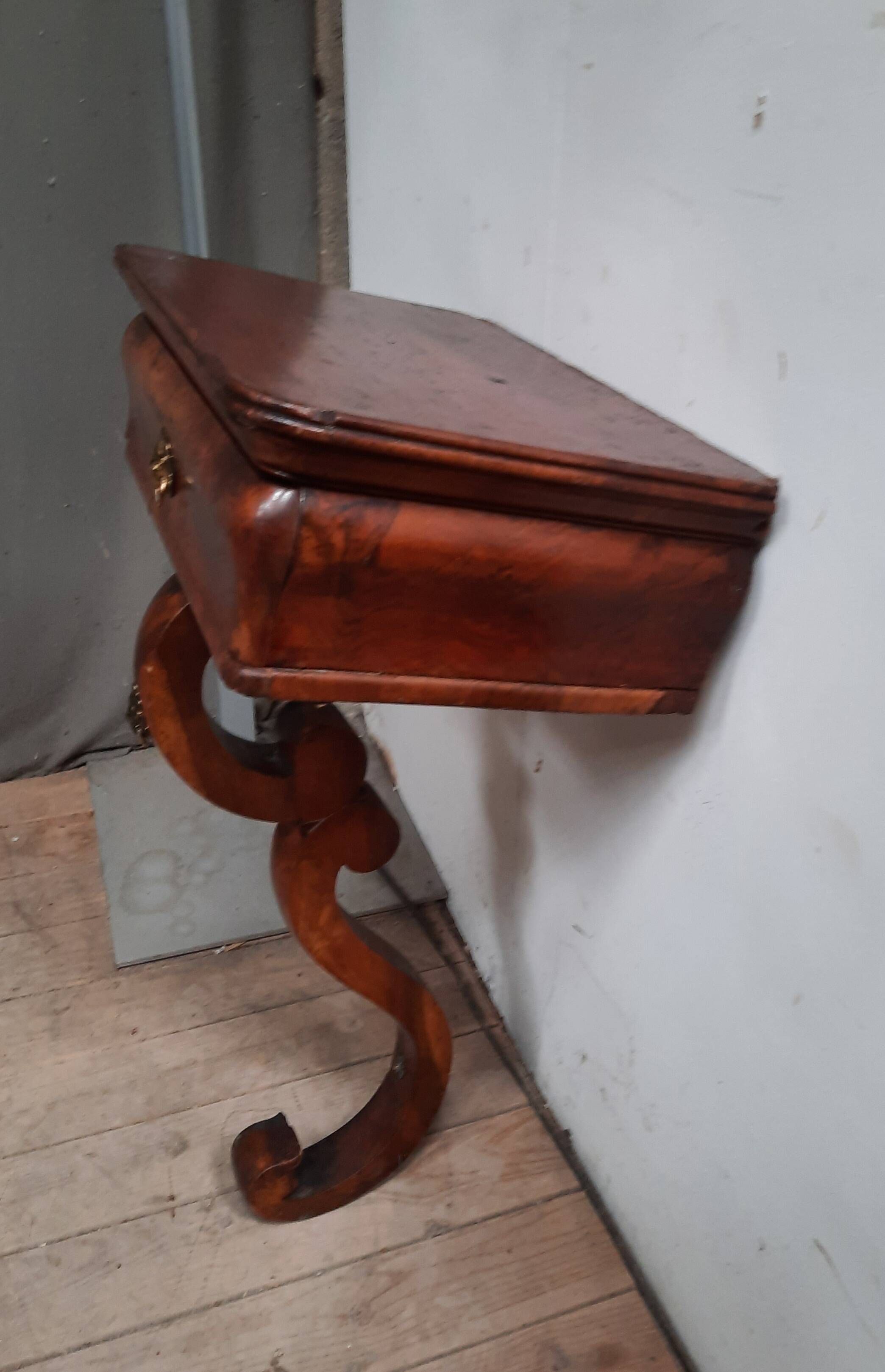 Mahogany restoration console