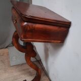 Mahogany restoration console