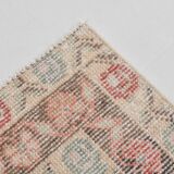 Tapis persan vintage rouge et beige 3 x 9, 98 x 285 cm SK 21187