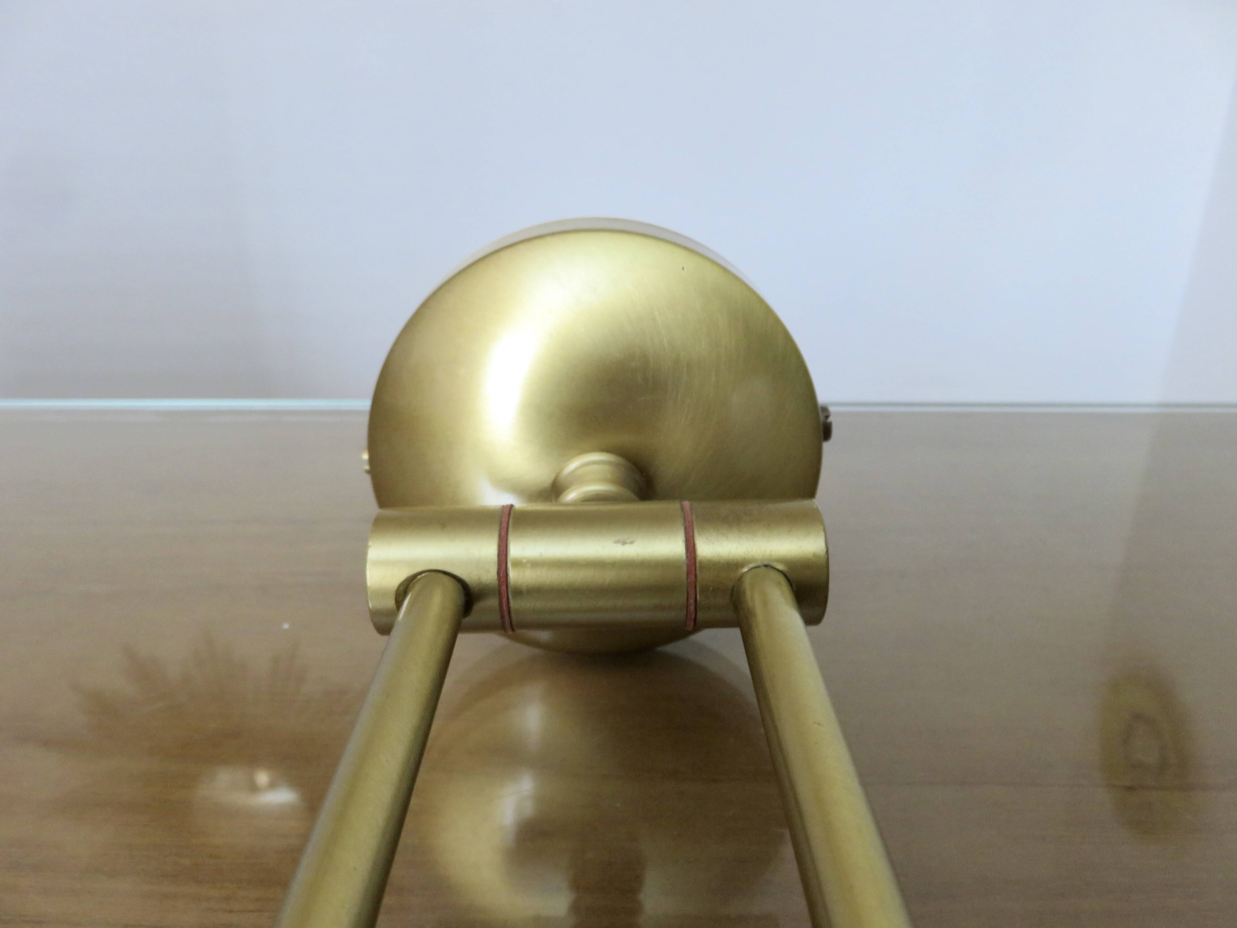 Large articulated brass wall light, Italy, 1980s, 1990s