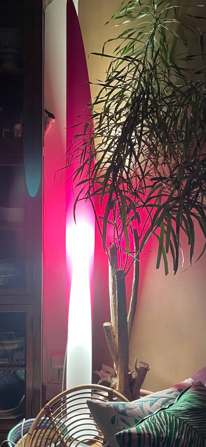 Shakti Kundalini floor lamp designed by Marzio Rusconi Clerici