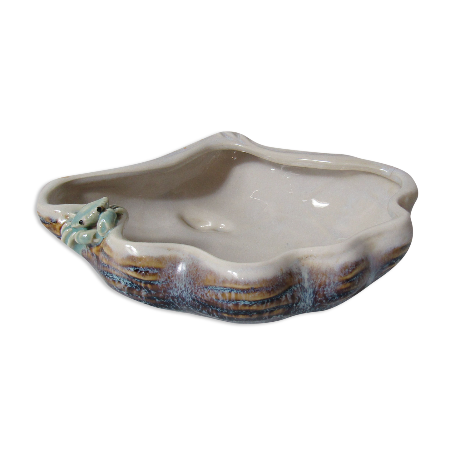 ceramic crab shell empty pocket