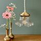 Vintage glass lampshade pendant light