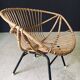 Mid-Century Modern Bamboo Lounge Chair, France, 1950s